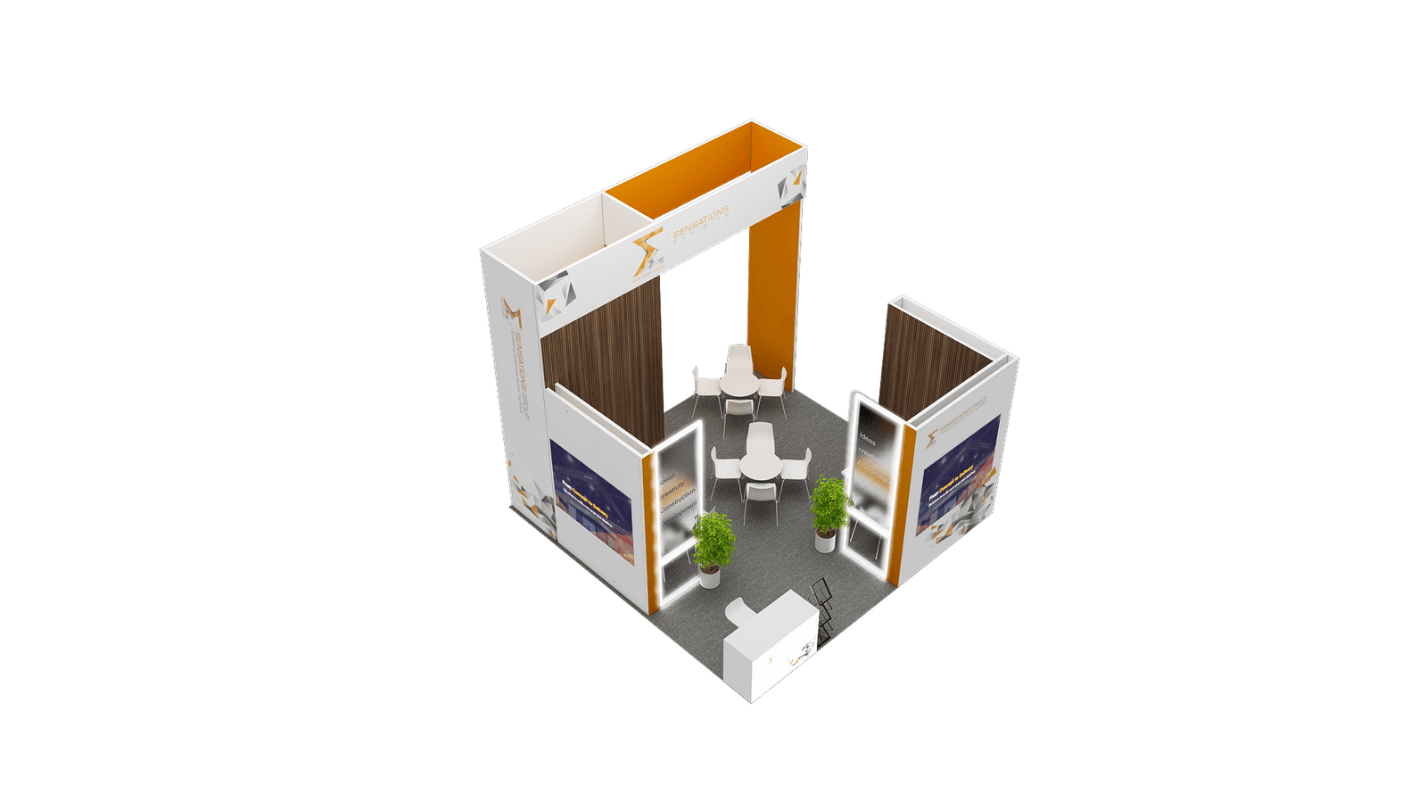 20x20 booth