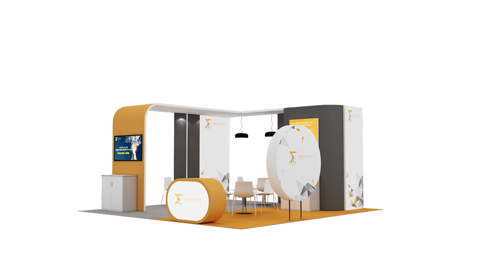 20x20 trade show booth