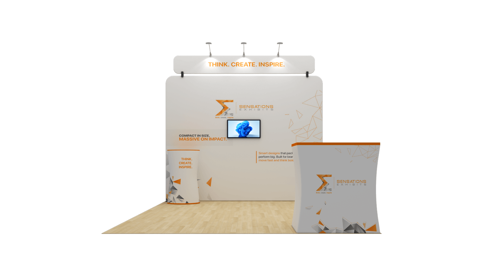 Portable Exhibit Display 10x10- Model 1