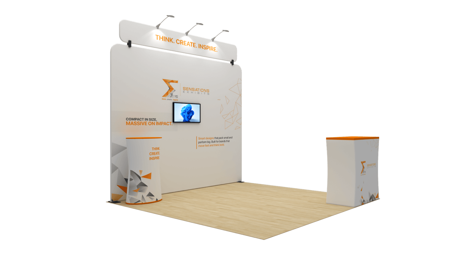 Portable Exhibit Display 10x10- Model 1