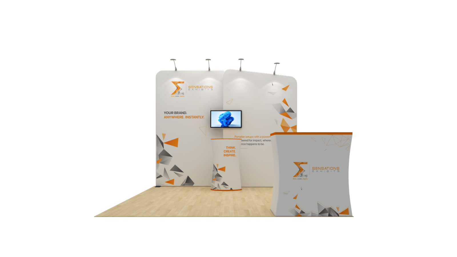 Portable Trade Show Display 10x10- Model 2