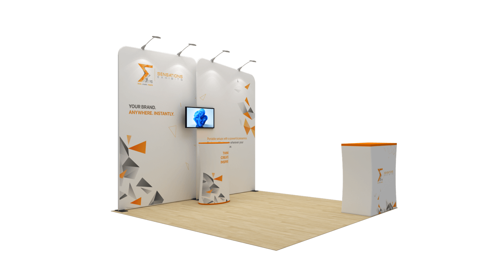 Portable Trade Show Display 10x10- Model 2