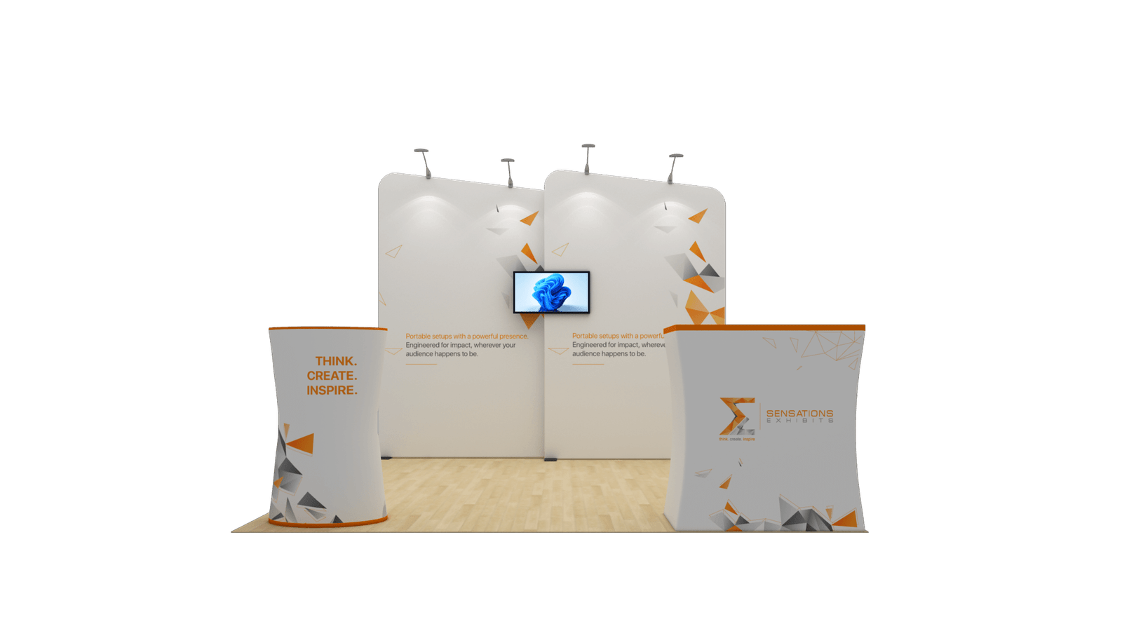 Portable Trade Show Booth 10x10- Model 4