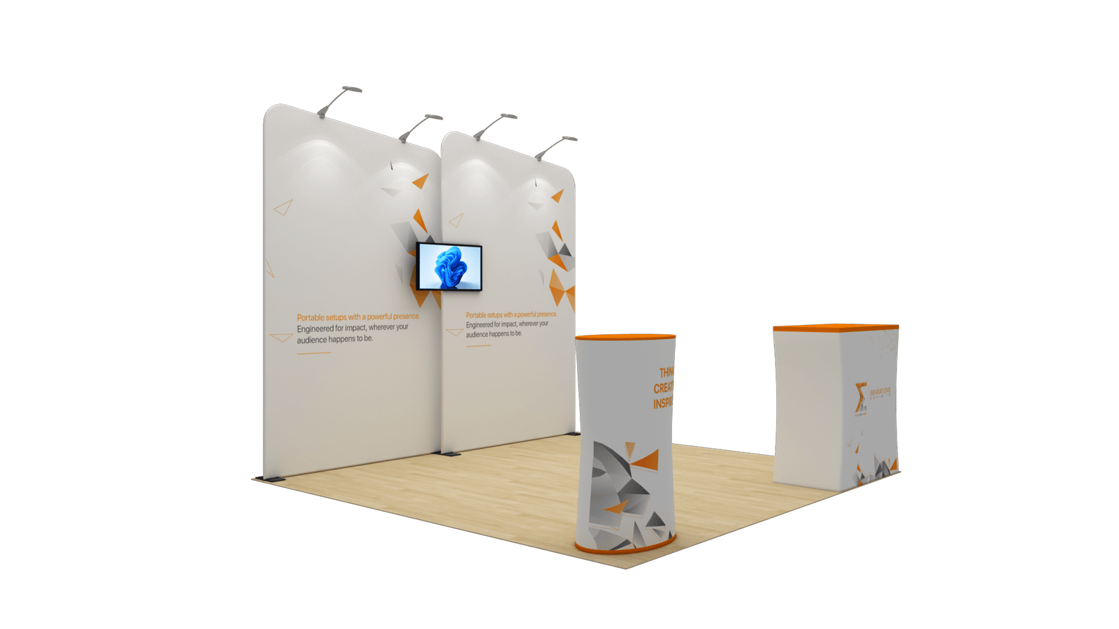Portable Trade Show Booth 10x10- Model 4