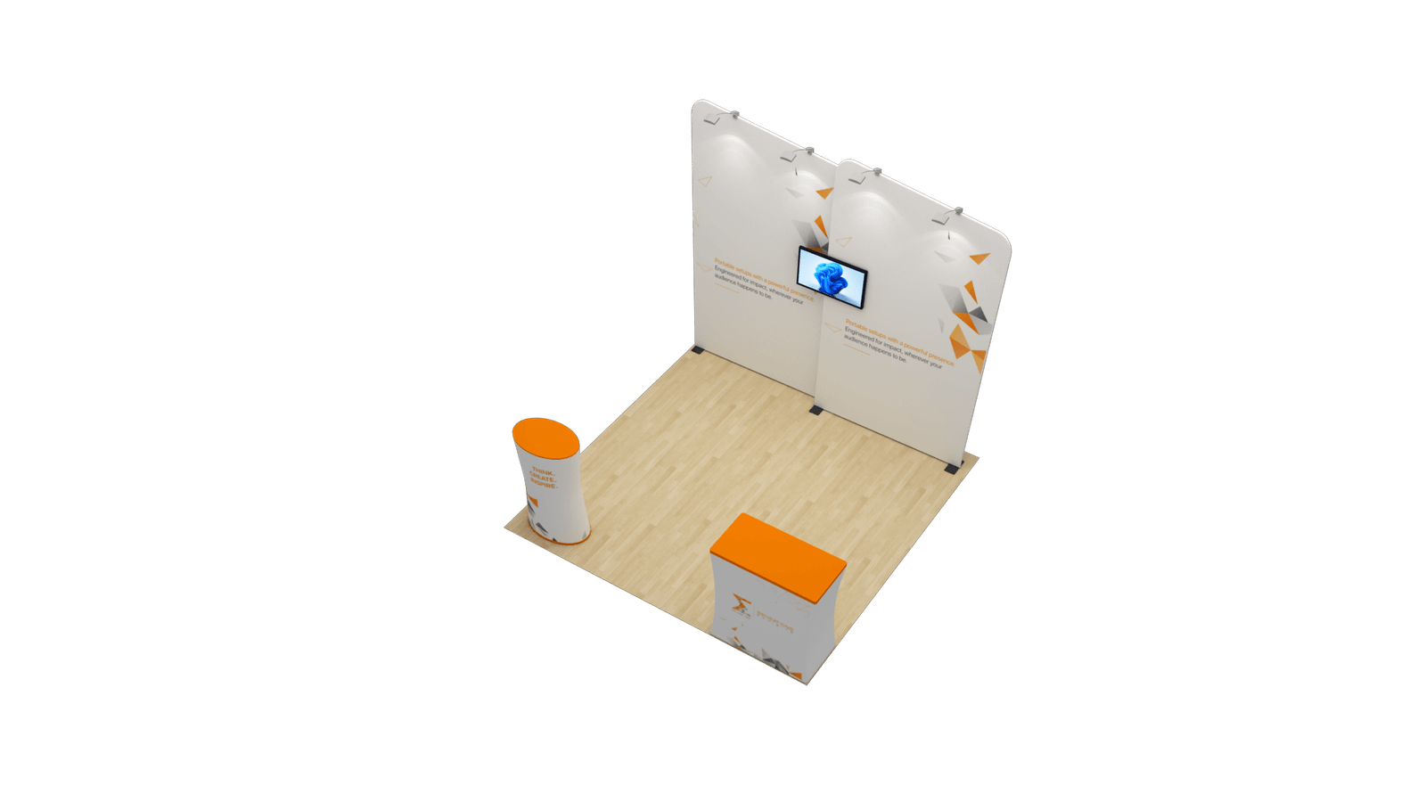 Portable Trade Show Booth 10x10- Model 4